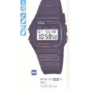 Годинник CASIO W-59-1VU