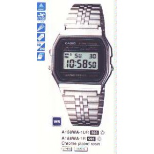 Годинник CASIO A158WA-1U