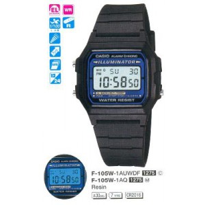 Годинник CASIO F-105W-1VZ