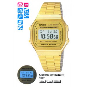 Годинник CASIO A168WG-9EF