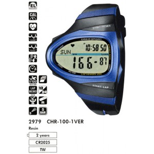 Годинник CASIO CHR-100-1VER